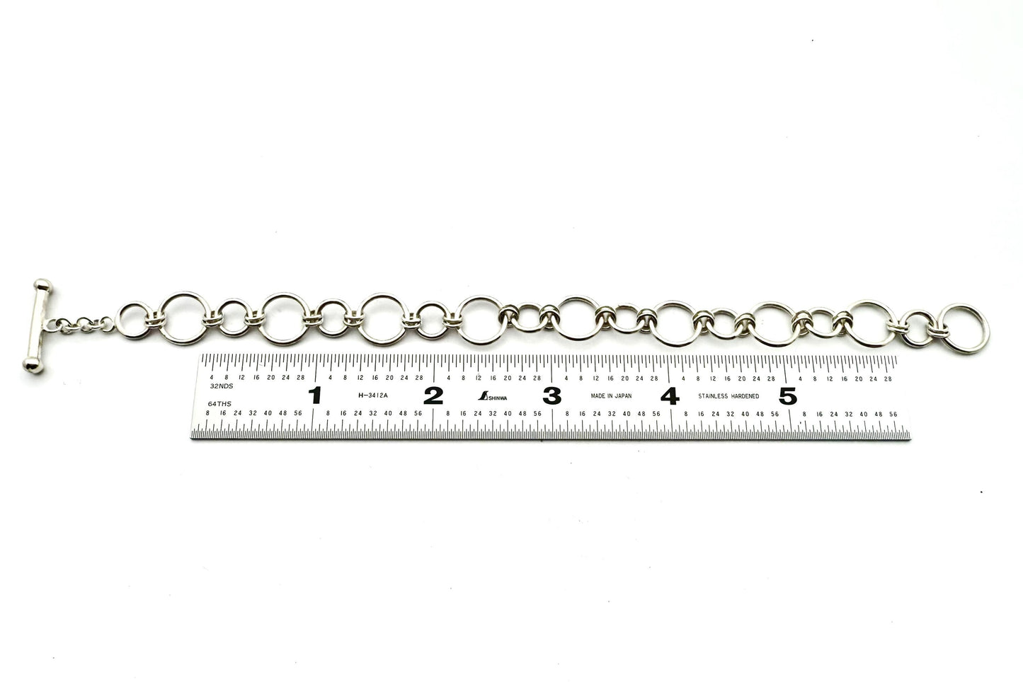 Handmade Sterling Silver Link Bracelet