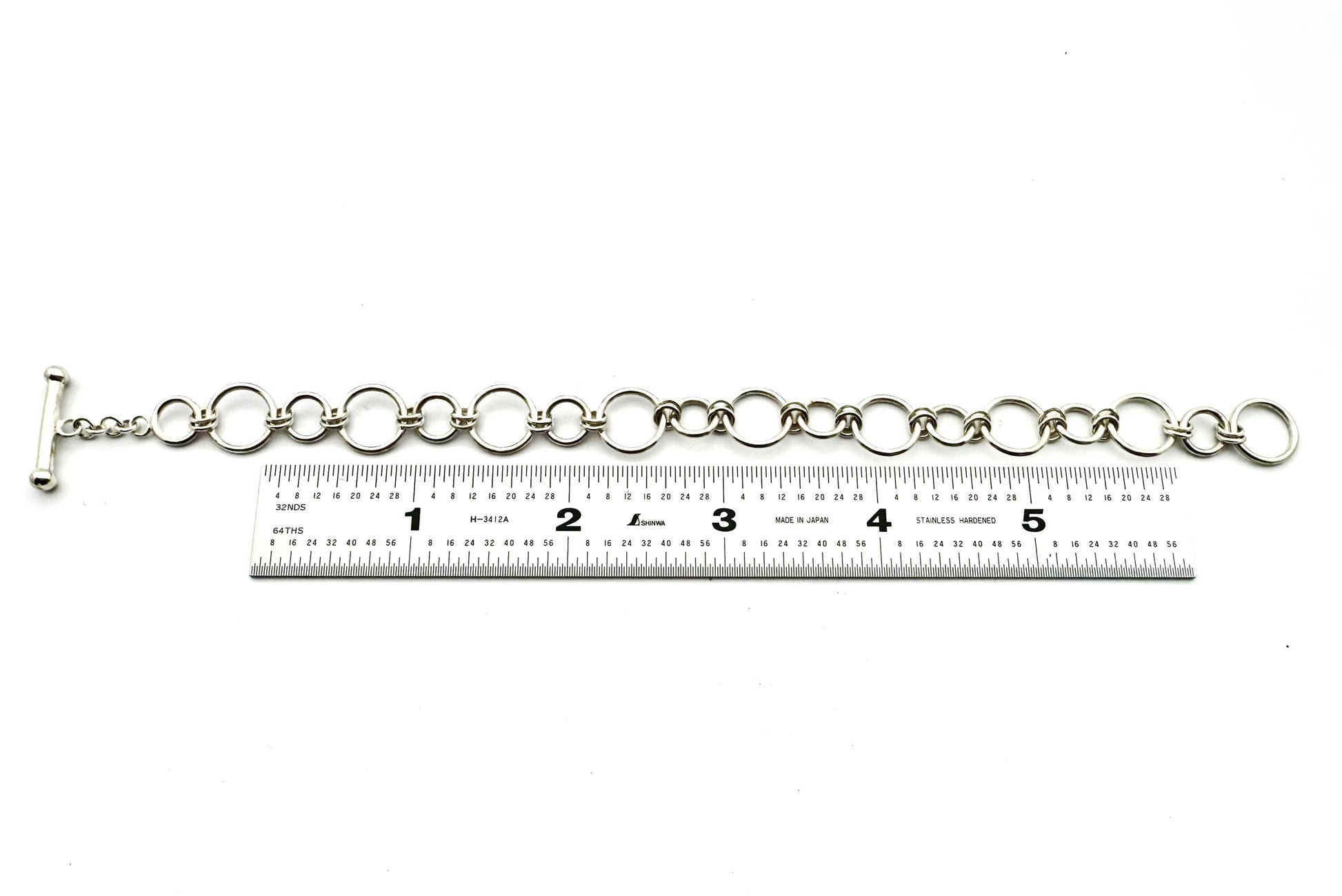 Handmade Sterling Silver Link Bracelet