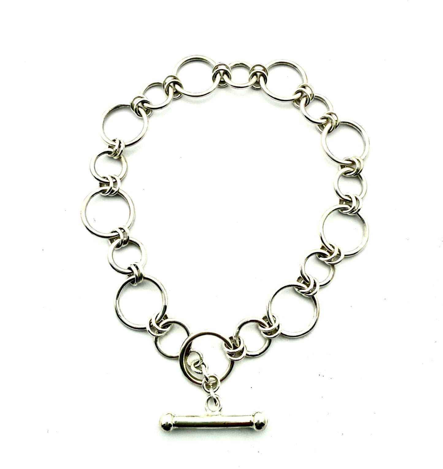 Handmade Sterling Silver Link Bracelet