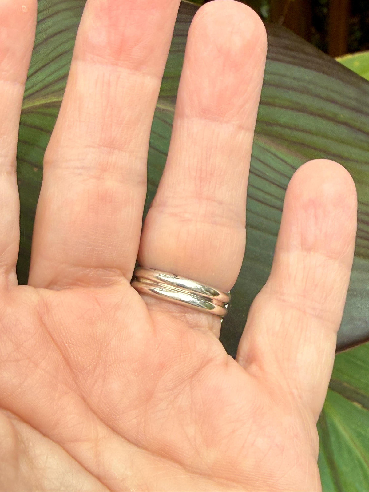 Cloud Stone Ring in Sterling Silver