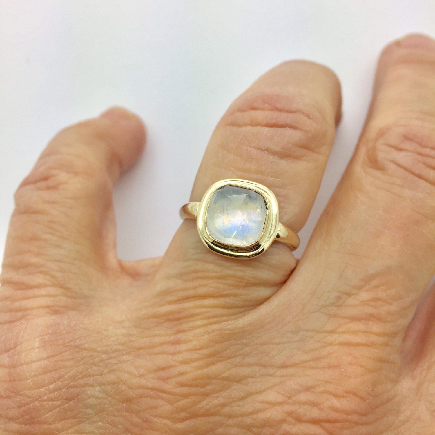 Moonstone in 14k Gold Ring