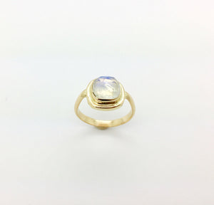 Moonstone in 14k Gold Ring