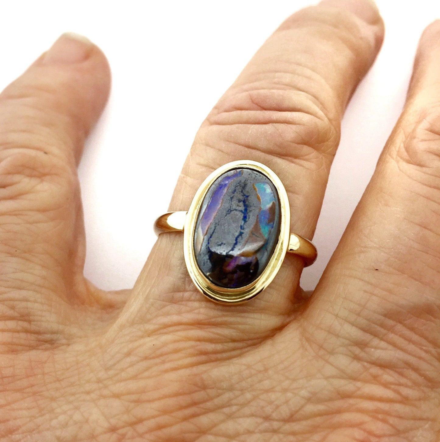 Koroit Opal 14k Ring