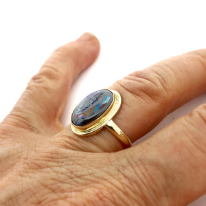 Koroit Opal 14k Ring