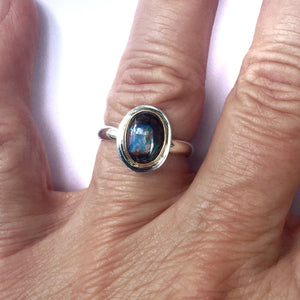 Koroit Opal Ring in 14k Gold