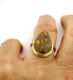 Australian Opal Statement Ring