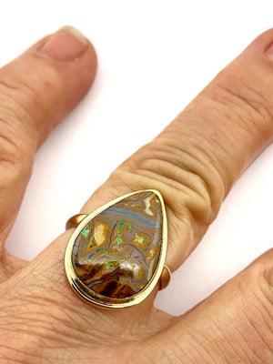 Australian Opal Statement Ring