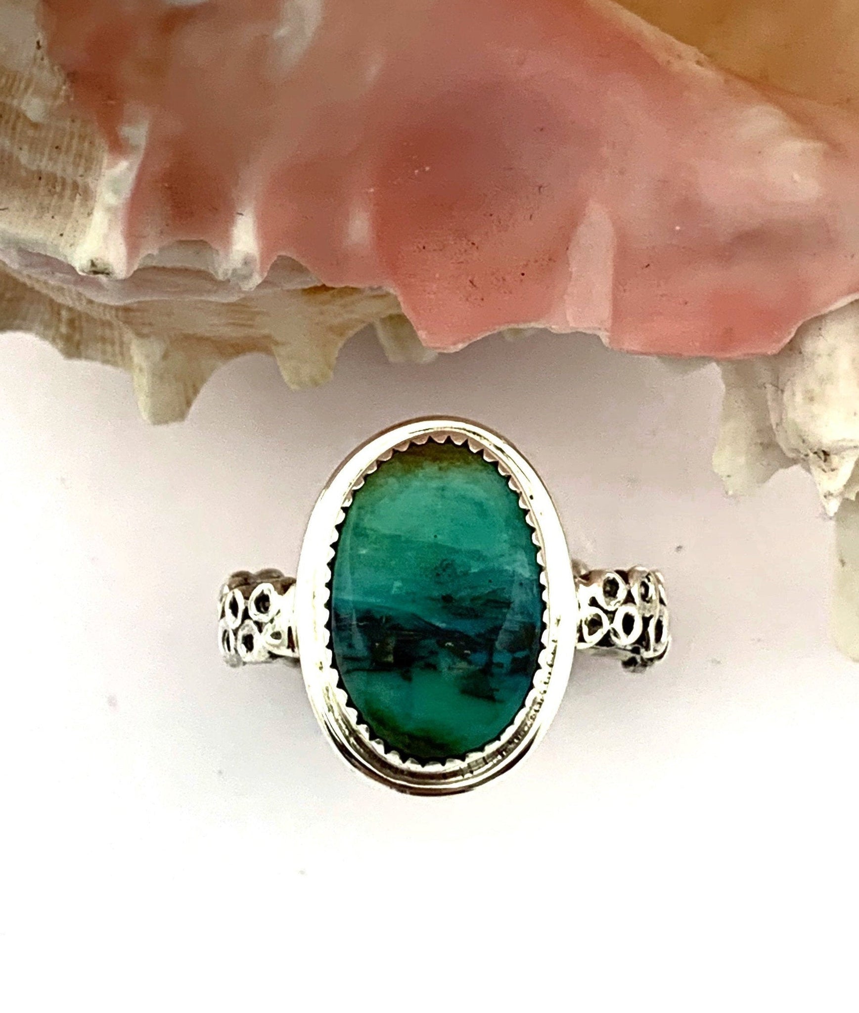 Indonesian Opal Ring in Sterling Silver
