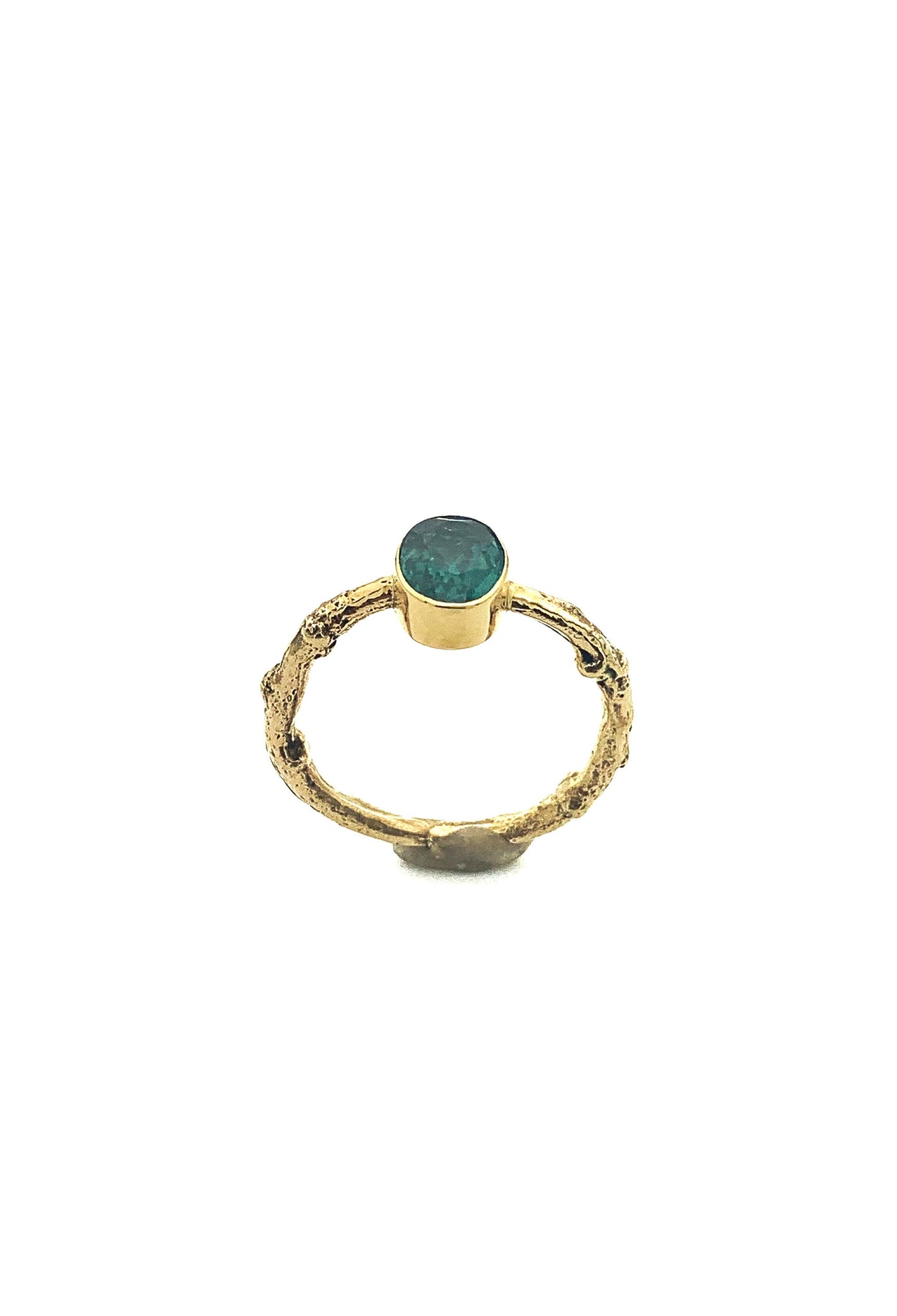 Green Tourmaline Ring 14k Gold, Statement Ring, Friendship Ring, Alternate Engagement Ring, OOAK gold gemstone ring, October Birthstone Ring