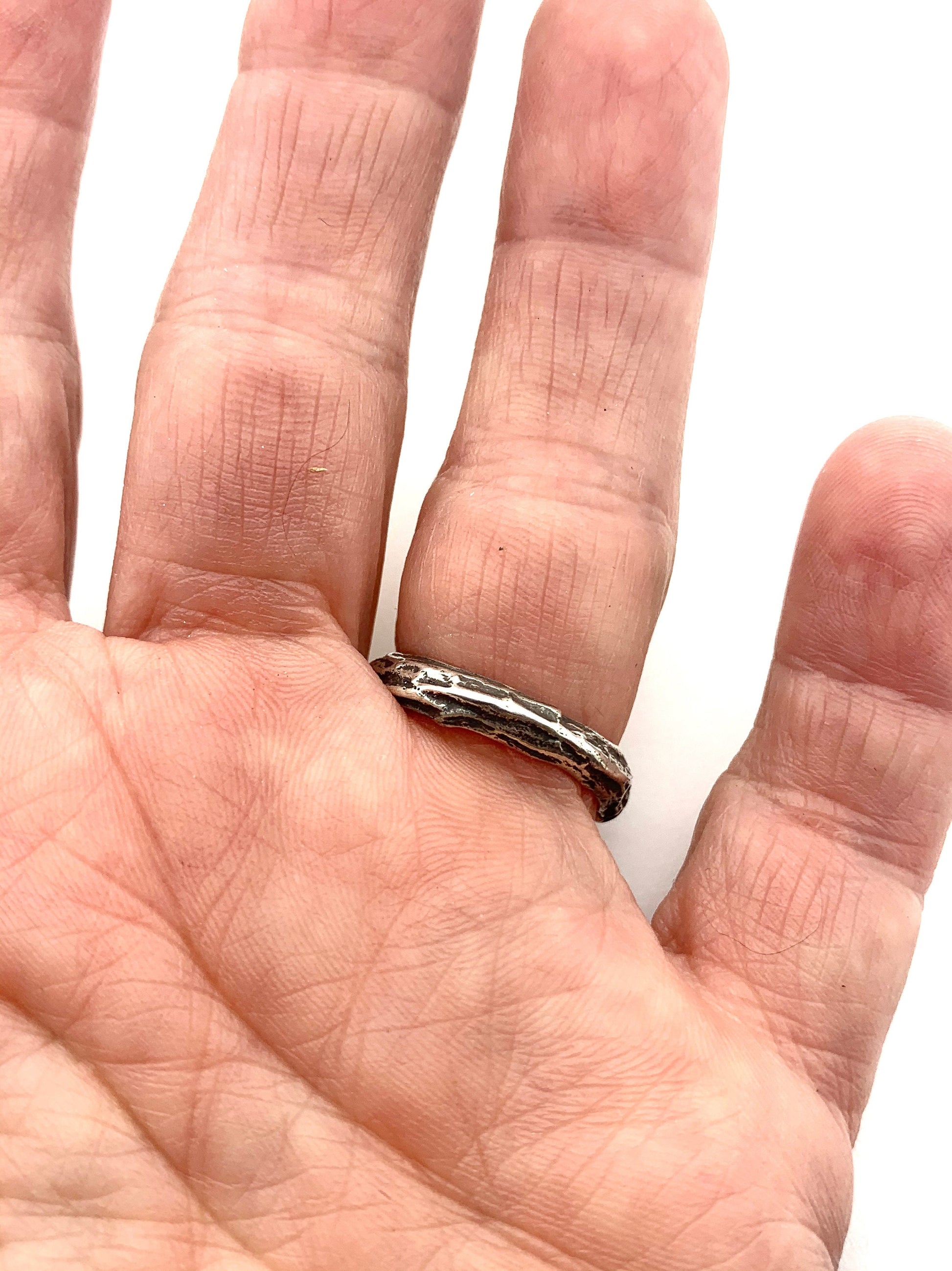 Dendritic Agate in 14k gold and silver