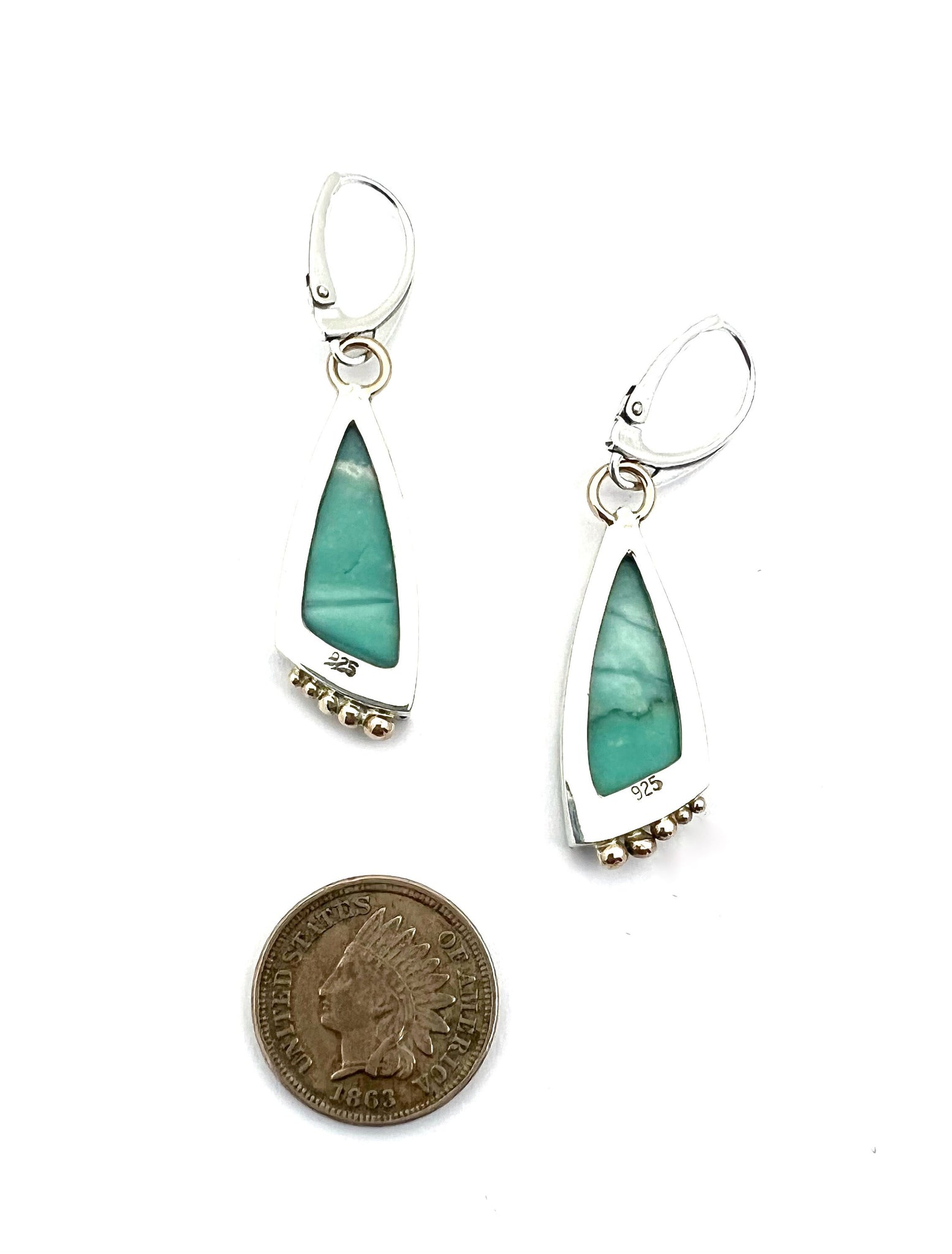 Indonesian Opalized Wood Earrings in Sterling Silver, Stone Collector's Earrings, Nature Lover Jewelry